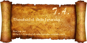 Theobald Adelgunda névjegykártya